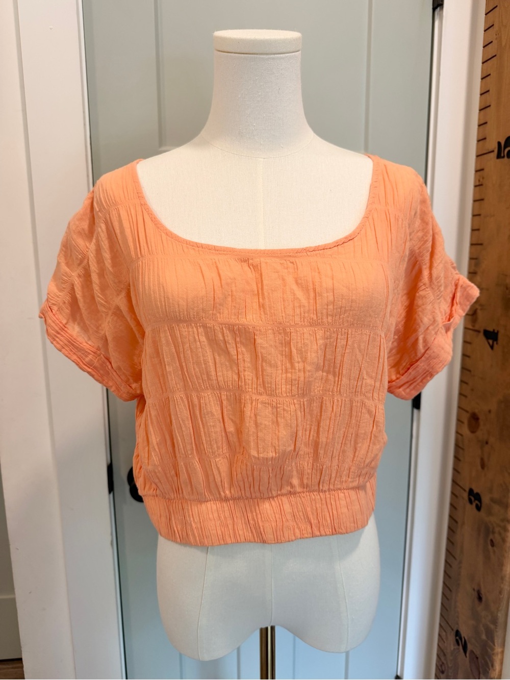 FINAL TOUCH Cotton Gauze Crop Top Hippie Boho Beach Surfer Disneybound